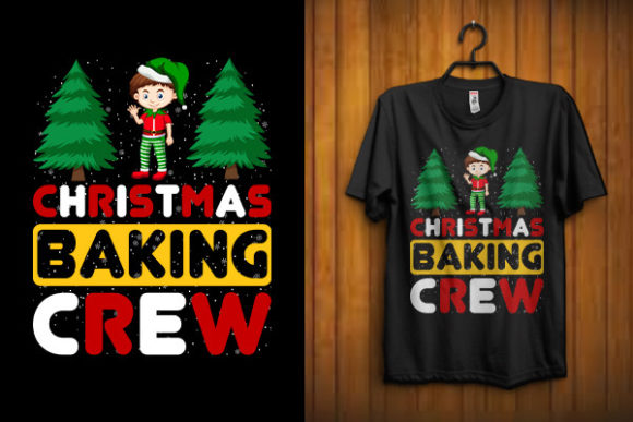 Christmas Baking Crew T Shirt Design Svg
