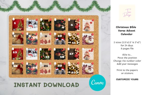 Christmas Bible Verse Advent Calendar & Crafts