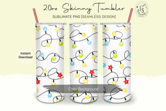 Christmas Garland Light 20oz Sublimation for Crafts