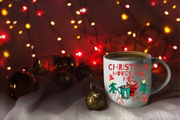 Christmas Movies Hot Chocolate Print Templates