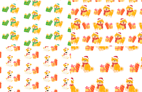 Christmas Pattern Cat Bundle