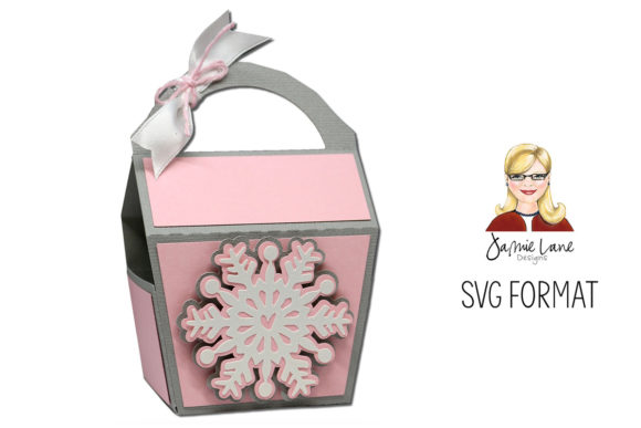 Christmas Snowflake Favor Box