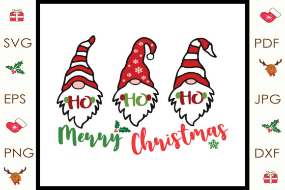 Gnomes Merry Christmas Svg Holidays