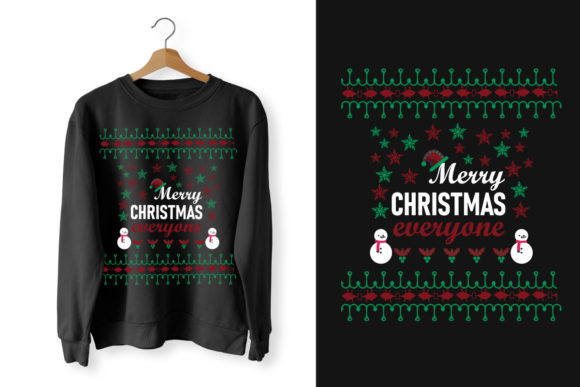 Merry Christmas Everyone T-shirt Print Templates