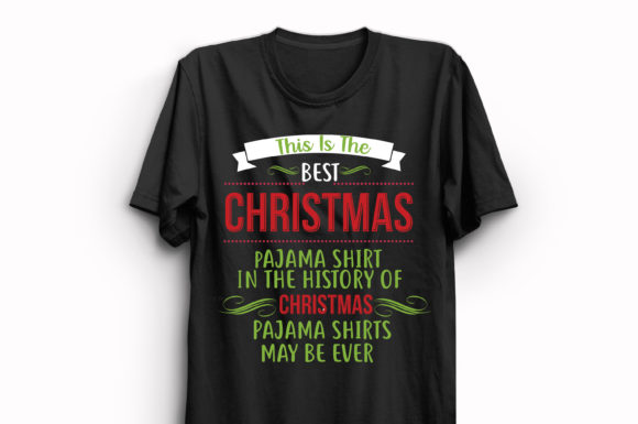 New Christmas T-Shirt Design 90 Print Templates