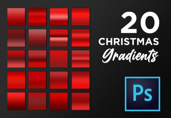 Photoshop Christmas Gradient Pack GRD