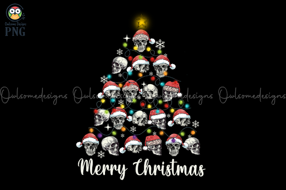 Skeleton Christmas Tree Sublimation & Crafts