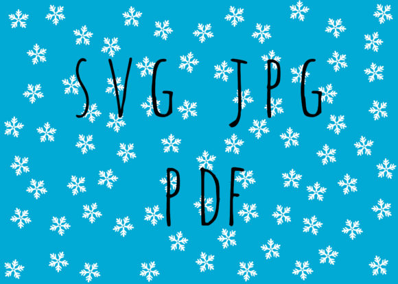 Winter Snowflakes Pattern 2 and Patterns
