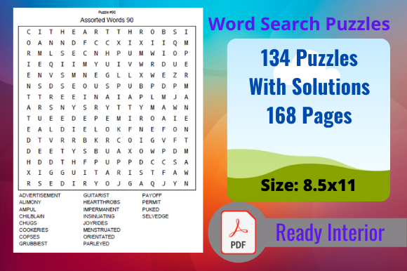 Word Search Puzzles Activity Interior Kdp Interiors